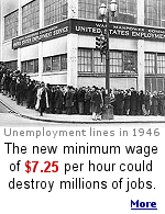 A minimum wage can be destructive to the economy, but it could be devastating to an economy in a recession. 